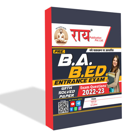 Rai PRE B.A. B.ED Entrance Exam With Solved Paper 2022-23